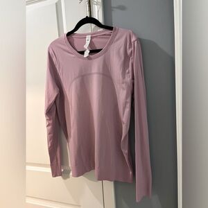 Lululemon swiftly Mauve Long Sleeve Top NWOT